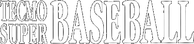 Tecmo Super Baseball logo for Super Nintendo